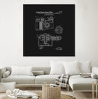 Camera Patent - Black by Finlay McNevin on GIANT ART - black typography