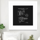 Camera Patent - Black by Finlay McNevin on GIANT ART - black typography