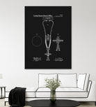 Stethoscope Patent - Black by Finlay McNevin on GIANT ART - black typography