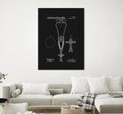 Stethoscope Patent - Black by Finlay McNevin on GIANT ART - black typography