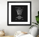 Coffee Press Patent - Black by Finlay McNevin on GIANT ART - black typography