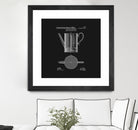 Coffee Press Patent - Black by Finlay McNevin on GIANT ART - black typography