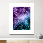 Purple Teal Galaxy Nebula Dream #4 #decor #art by Anita & Bella Jantz on GIANT ART - fuchsia photo illustration