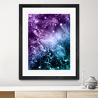 Purple Teal Galaxy Nebula Dream #4 #decor #art by Anita & Bella Jantz on GIANT ART - fuchsia photo illustration