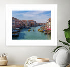 Rialto Station in Grand Canal by Darryl Brooks on GIANT ART - blue photo illustration