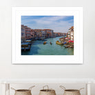 Rialto Station in Grand Canal by Darryl Brooks on GIANT ART - blue photo illustration