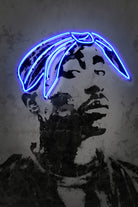 2Pac by Octavian Mihai Mielu on GIANT ART - gray photo manipulation