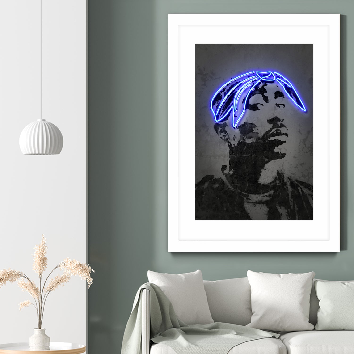 2Pac by Octavian Mihai Mielu on GIANT ART - gray photo manipulation