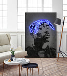 2Pac by Octavian Mihai Mielu on GIANT ART - gray photo manipulation