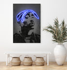 2Pac by Octavian Mihai Mielu on GIANT ART - gray photo manipulation