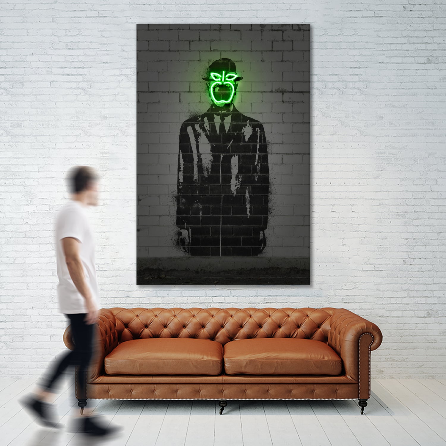 The son of man by Octavian Mihai Mielu on GIANT ART - green photo manipulation