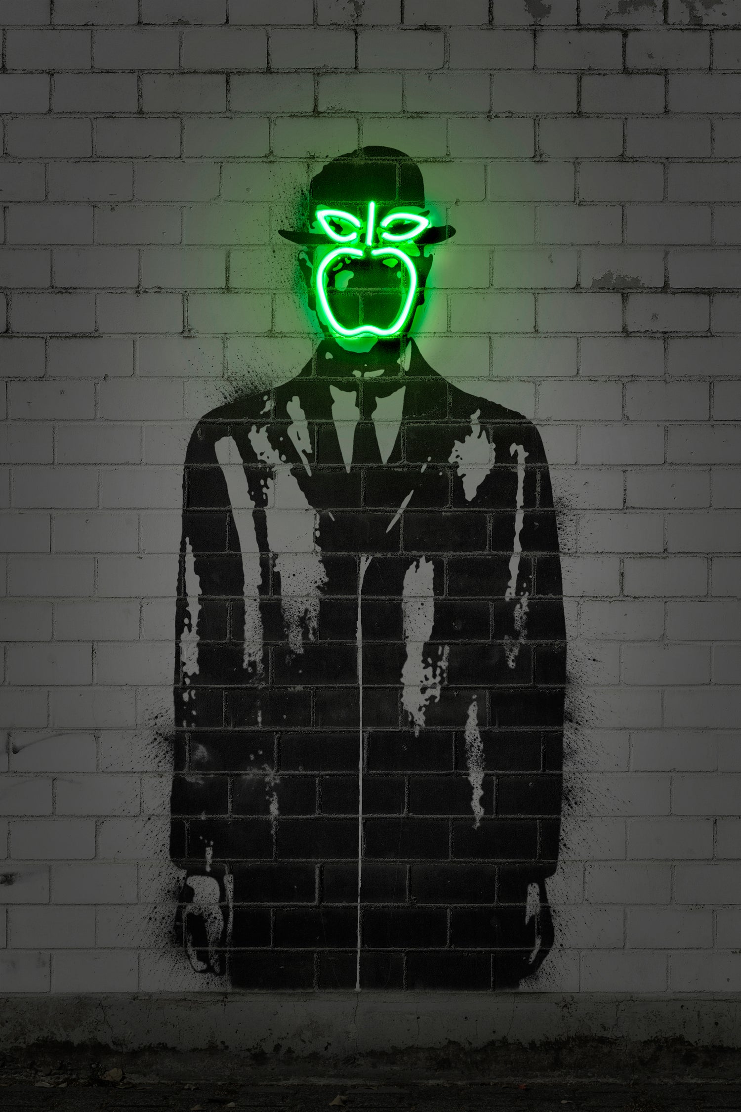 The son of man by Octavian Mihai Mielu on GIANT ART - green photo manipulation