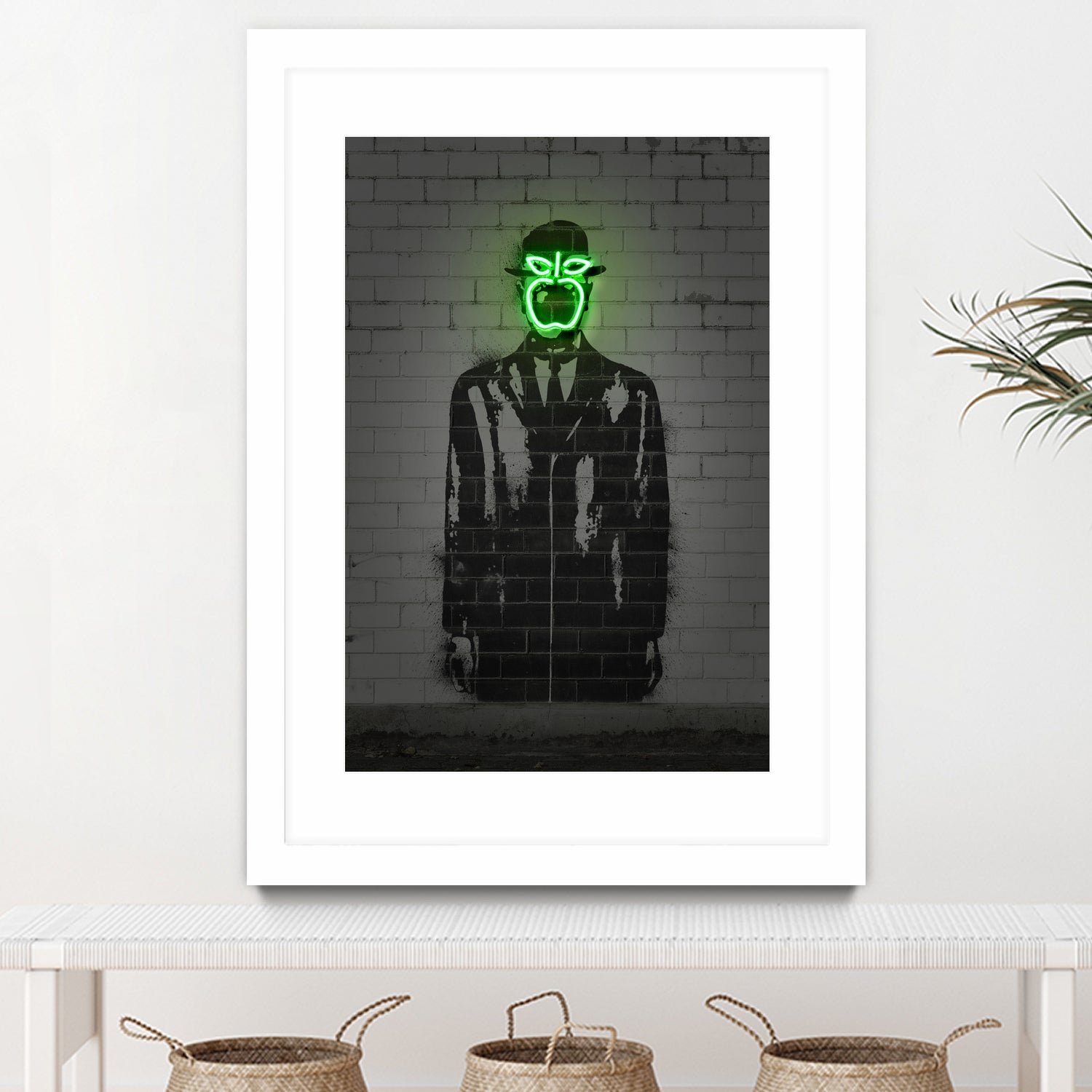 The son of man by Octavian Mihai Mielu on GIANT ART - green photo manipulation