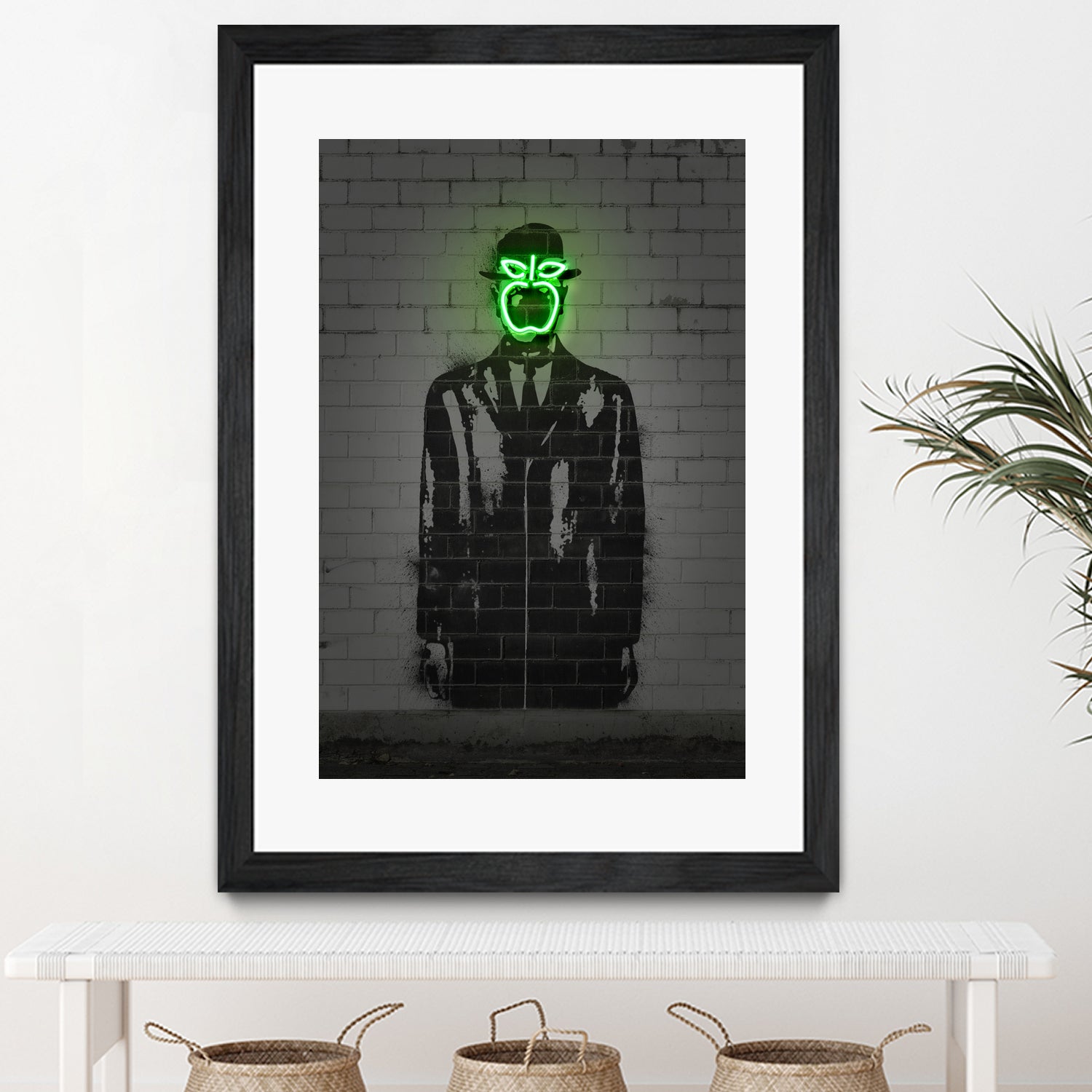 The son of man by Octavian Mihai Mielu on GIANT ART - green photo manipulation