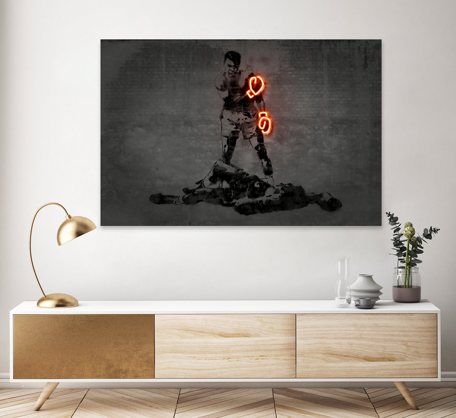 Ali by Octavian Mihai Mielu on GIANT ART - red photo manipulation