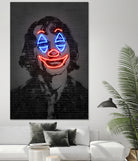 Joker by Octavian Mihai Mielu on GIANT ART - gray photo manipulation