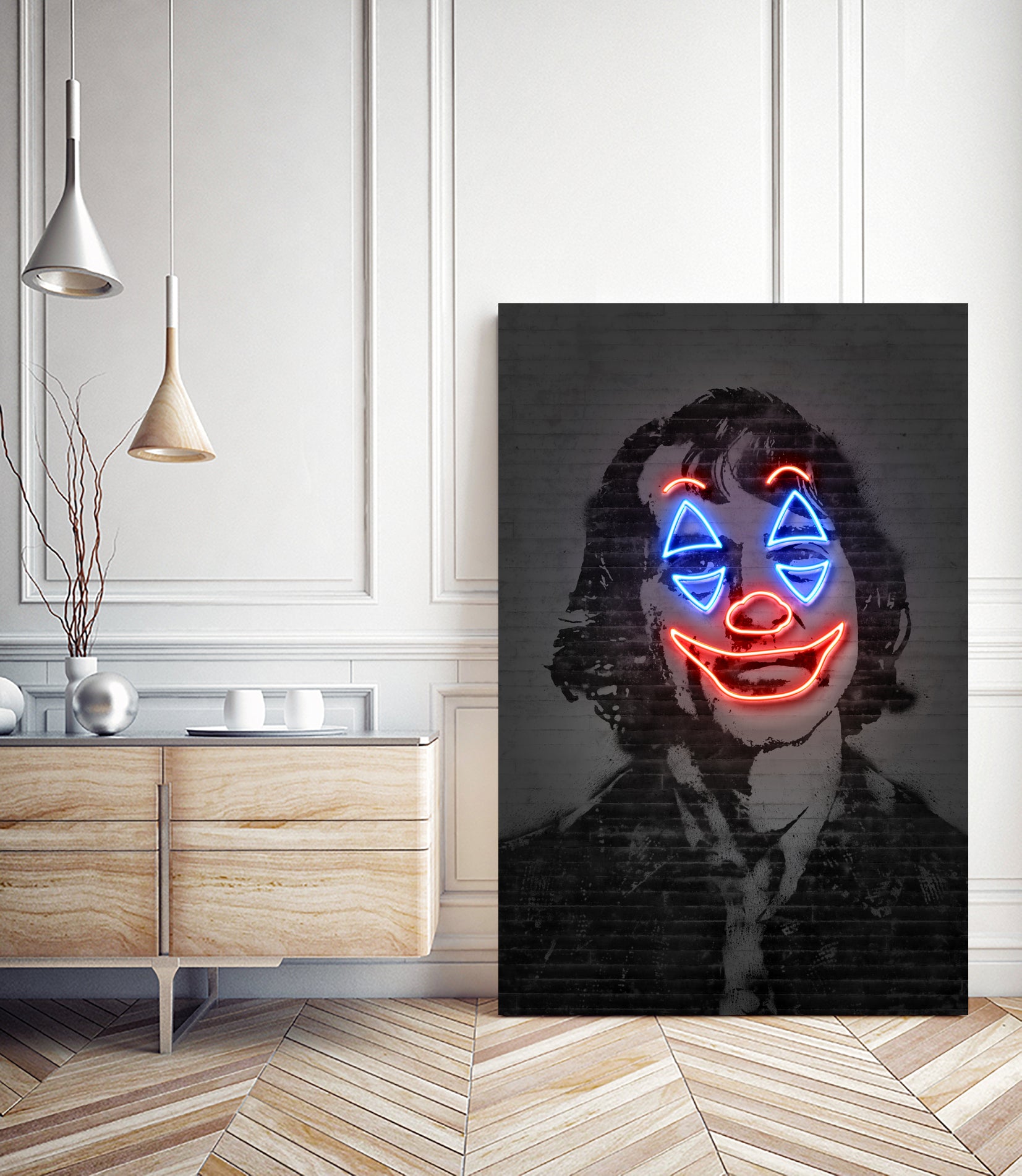 Joker by Octavian Mihai Mielu on GIANT ART - gray photo manipulation