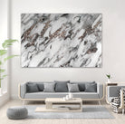 Classic White Marble Silver Glitter Glam #1 (Faux Glitter) by Anita & Bella Jantz on GIANT ART - white photo manipulation