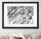 Classic White Marble Silver Glitter Glam #1 (Faux Glitter) by Anita & Bella Jantz on GIANT ART - white photo manipulation