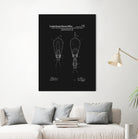 Thomas Edison Light Bulb Patent - Black by Finlay McNevin on GIANT ART - black typography