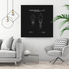 Thomas Edison Light Bulb Patent - Black by Finlay McNevin on GIANT ART - black typography