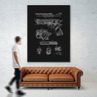 Colt 1911 Handgun Patent - Black by Finlay McNevin on GIANT ART - black typography