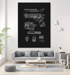 Colt 1911 Handgun Patent - Black by Finlay McNevin on GIANT ART - black typography