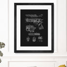 Colt 1911 Handgun Patent - Black by Finlay McNevin on GIANT ART - black typography