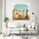 Live at the Pyramids by Charlie Casado on GIANT ART - yellow character design