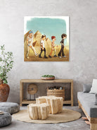 Live at the Pyramids by Charlie Casado on GIANT ART - yellow character design