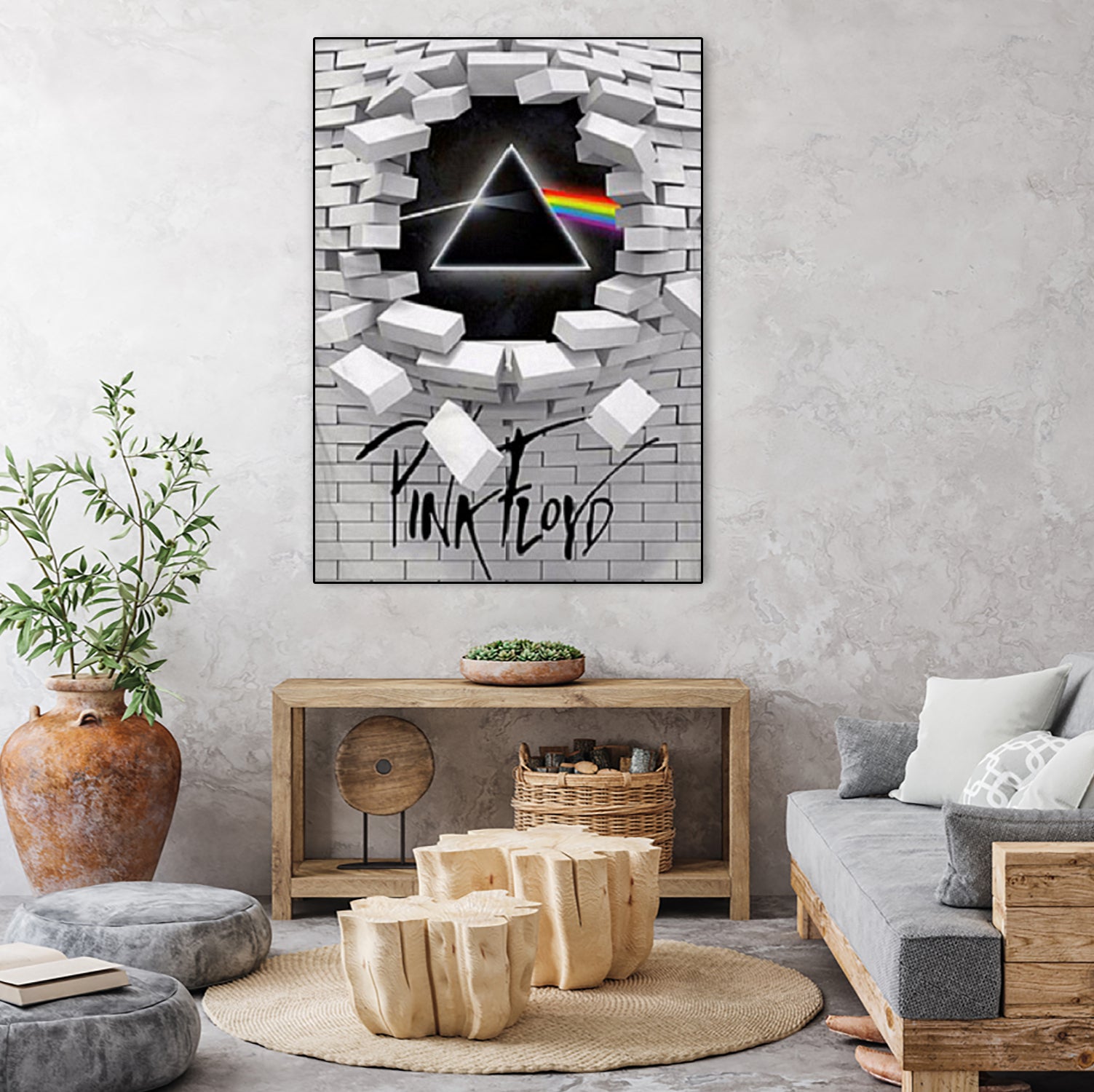 Pink Floyd 3D by elaine harrald on GIANT ART - white 3d art