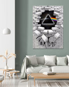 Pink Floyd 3D by elaine harrald on GIANT ART - white 3d art