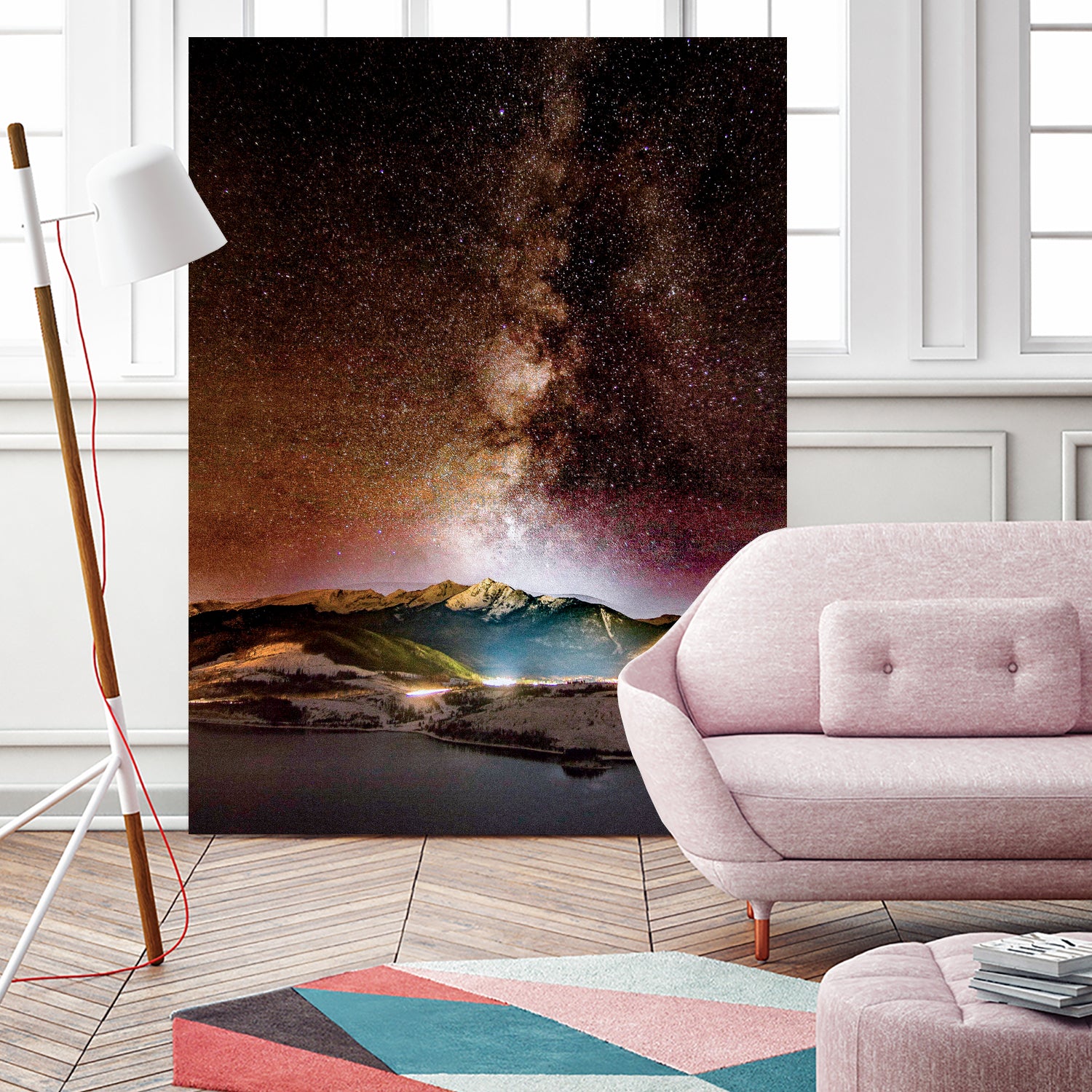 Amazing Shot of the Milky Way Galaxy by RJ Byrd on GIANT ART - fuchsia photo illustration