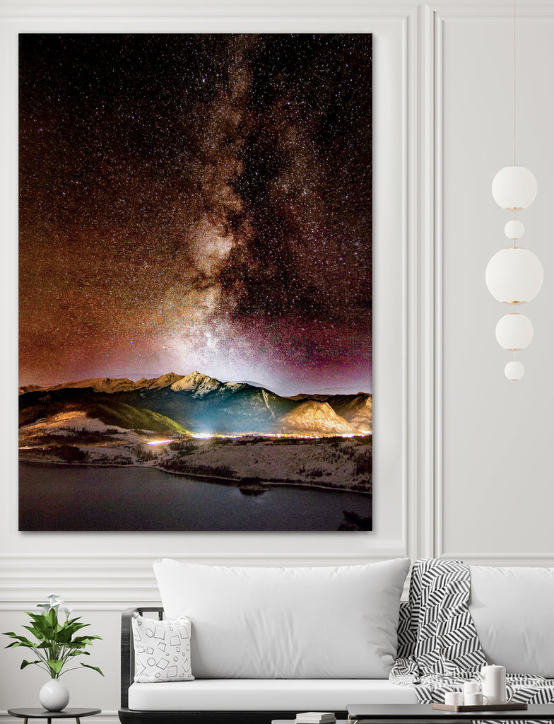 Amazing Shot of the Milky Way Galaxy by RJ Byrd on GIANT ART - fuchsia photo illustration