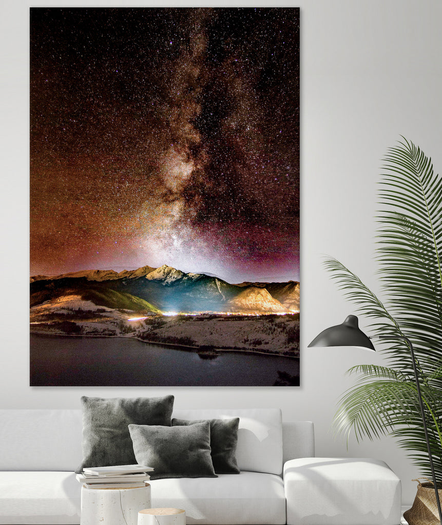 Amazing Shot of the Milky Way Galaxy by RJ Byrd on GIANT ART - fuchsia photo illustration