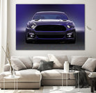 Sixth Generation Mustang Full Frontal by charles sinklier on GIANT ART - black digital painting