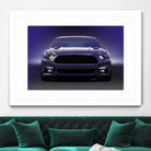 Sixth Generation Mustang Full Frontal by charles sinklier on GIANT ART - black digital painting