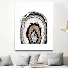 Gray Black White Agate with Gold Glitter #1a #gem #decor by Anita & Bella Jantz on GIANT ART - gray photo illustration