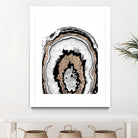 Gray Black White Agate with Gold Glitter #1a #gem #decor by Anita & Bella Jantz on GIANT ART - gray photo illustration