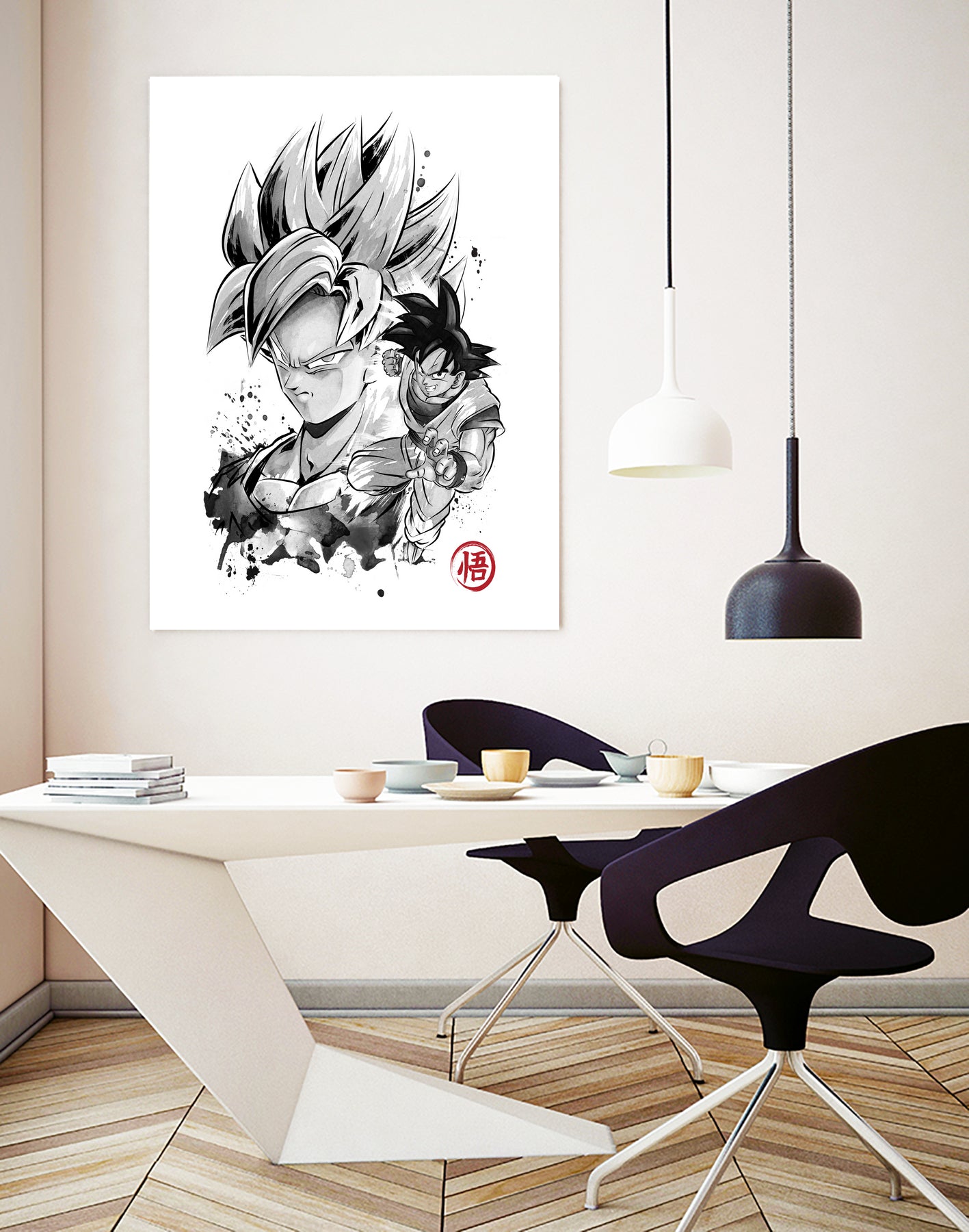 Super Saiyan Warrior by Antonio Camarena on GIANT ART - white digital painting