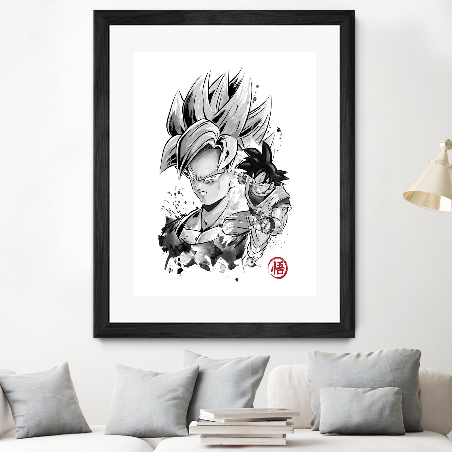 Super Saiyan Warrior by Antonio Camarena on GIANT ART - white digital painting