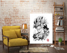 Super Saiyan Warrior by Antonio Camarena on GIANT ART - white digital painting