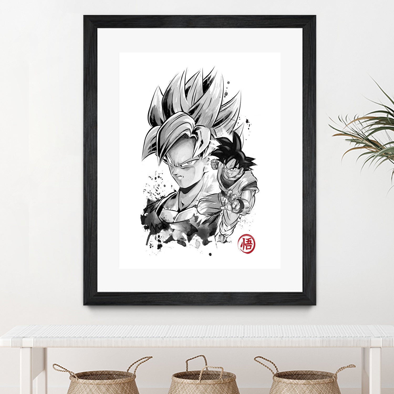 Super Saiyan Warrior by Antonio Camarena on GIANT ART - white digital painting