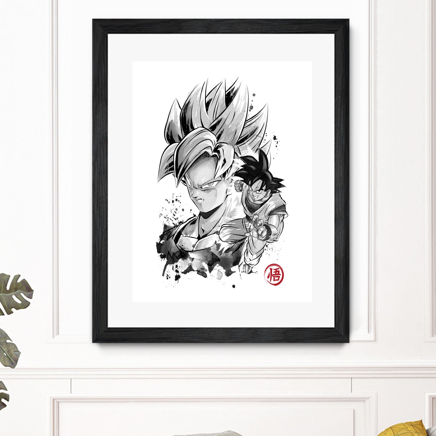 Super Saiyan Warrior by Antonio Camarena on GIANT ART - white digital painting