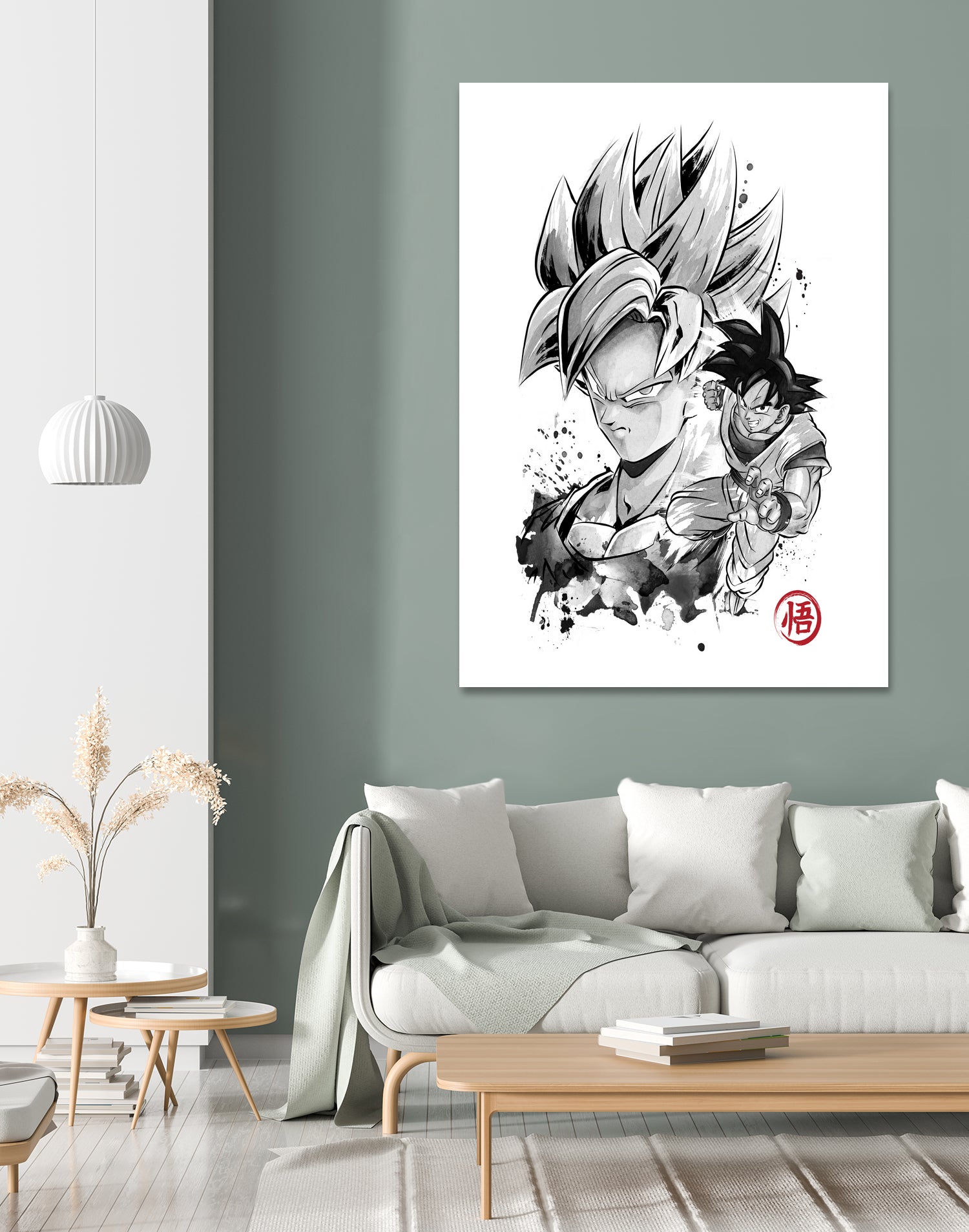 Super Saiyan Warrior by Antonio Camarena on GIANT ART - white digital painting