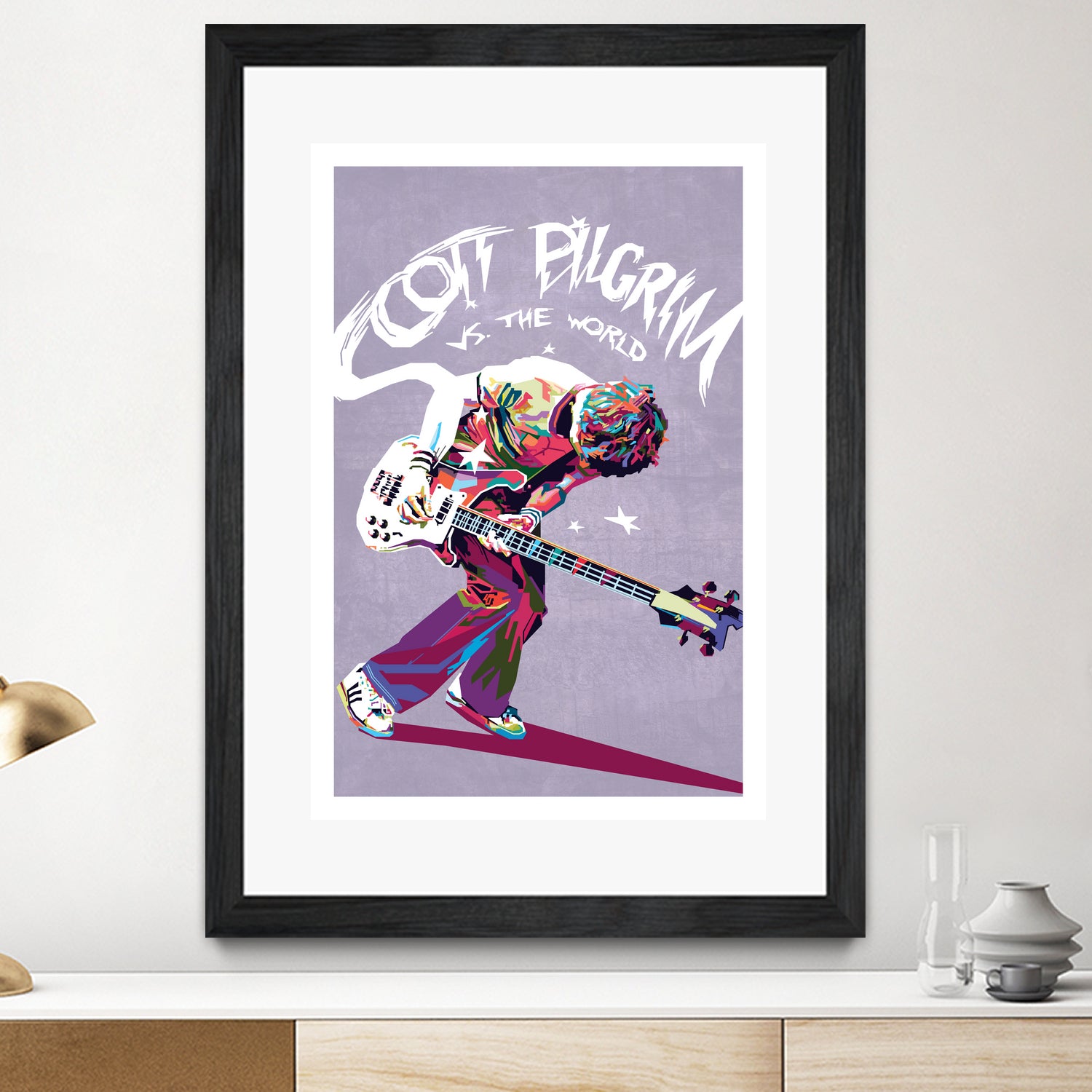 Scott Pilgrim vs The World by johan musa on GIANT ART - red photo illustration