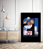 Walker Effin' Buehler by Claudia Labarca on GIANT ART - blue digital painting