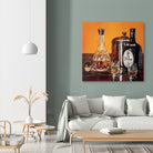 After Hours II by João Bello on GIANT ART - orange mixed media