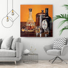 After Hours II by João Bello on GIANT ART - orange mixed media