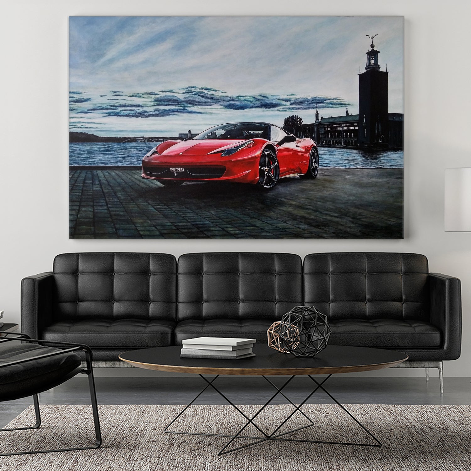 Dream Car I by João Bello on GIANT ART - red mixed media